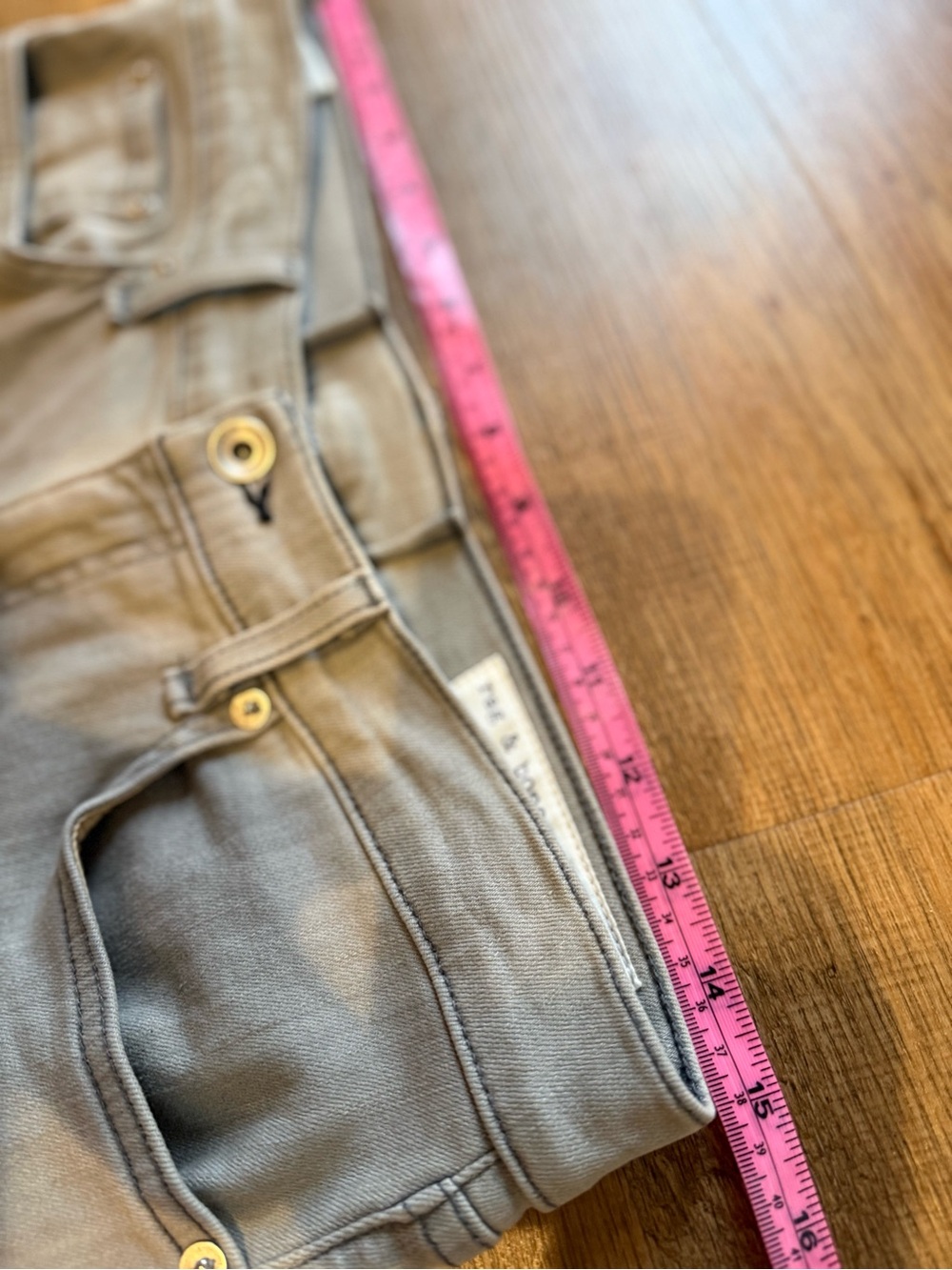rag & bone Cropped Slim Jeans in Burmese - Picture 7 of 8